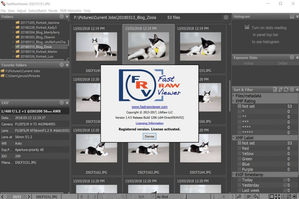 fast workflow with fast raw viewer